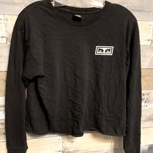 ✨2/25$✨ Obey cropped shirt